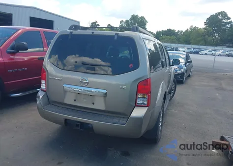 2009 Nissan Pathfinder Le z USA, uszkodzony, nr VIN 5N1AR18B49C605779